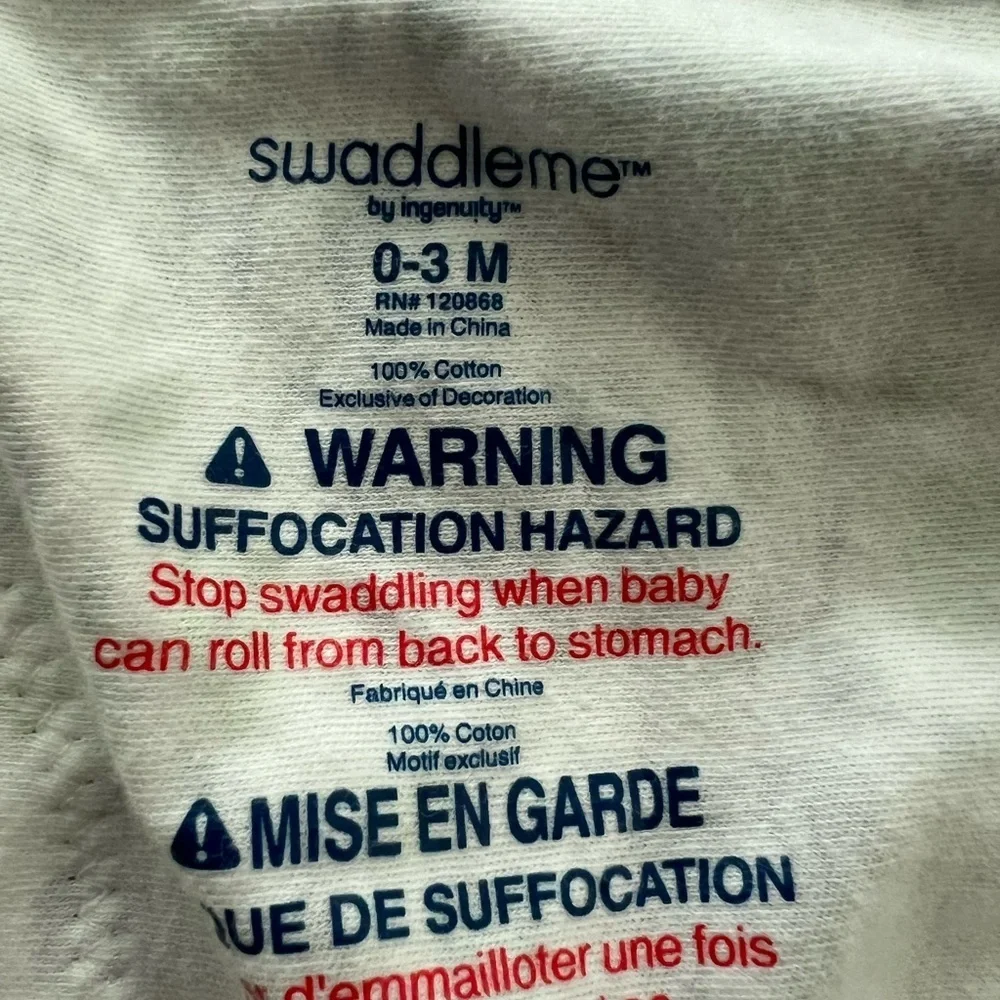 Set of 2 SwaddleMe Baby Swaddles - 0-3 months